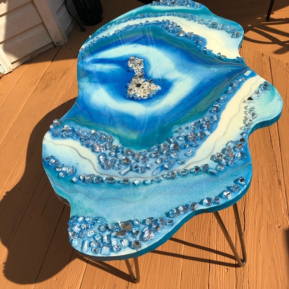 Custom Geode Coffee Table - Picture 2 of 4